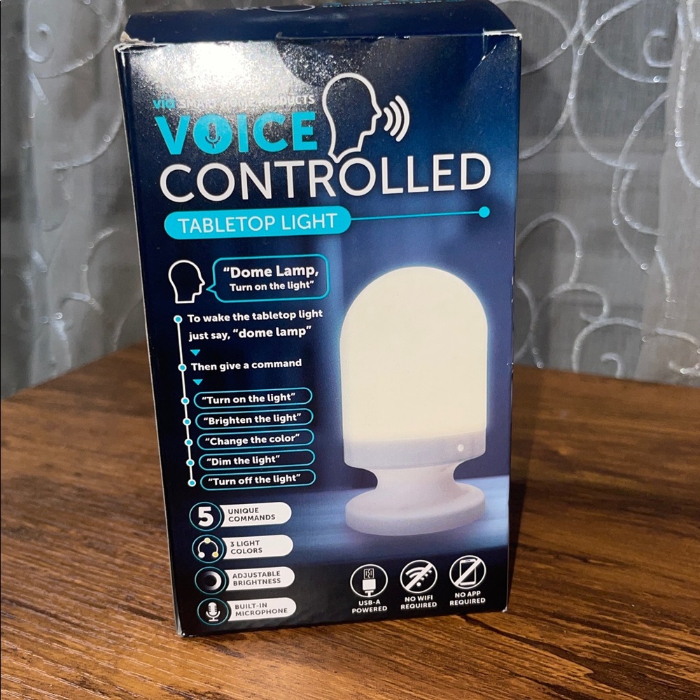 Voice Controlled Tabletop Light